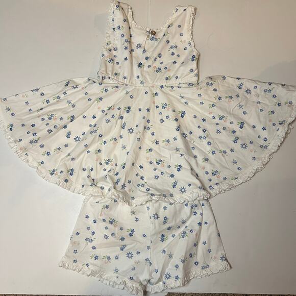 Omi Jo Well Dressed Wolf Floral Library Dress & Shorties 5Y - Picture 5 of 5